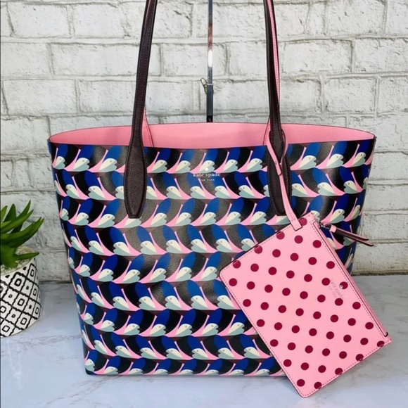 Kate Spade Reversible Love Birds Tote